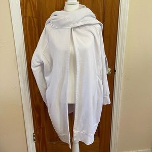 Fabletics Geri Hooded Scarf Wrap Cardigan